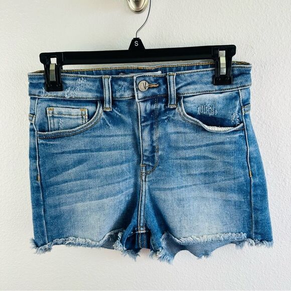 KanCan For Buckle Denim Cutoff Shorts Size 27 - Picture 1 of 5
